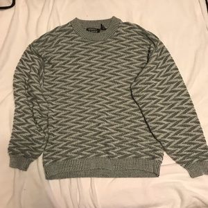 Vintage Oversized Grey Sweater